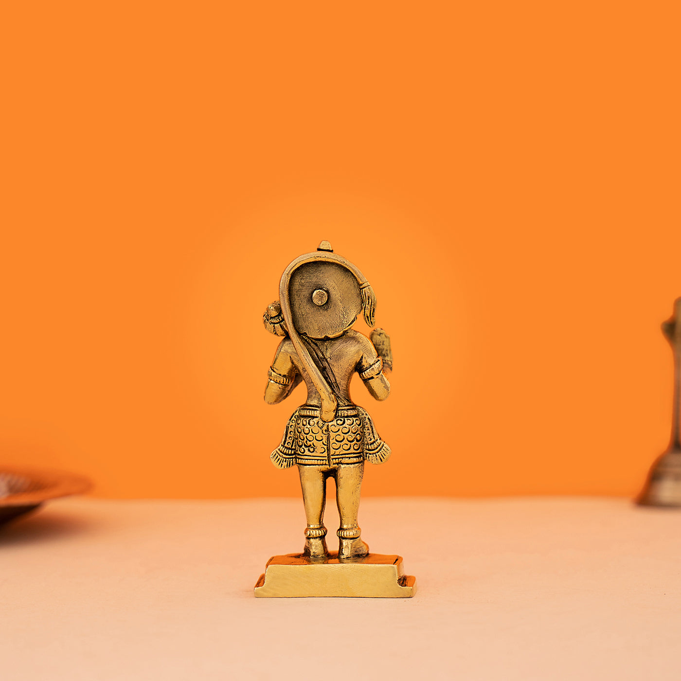 Brass Handcrafted Standing Hanuman Idol