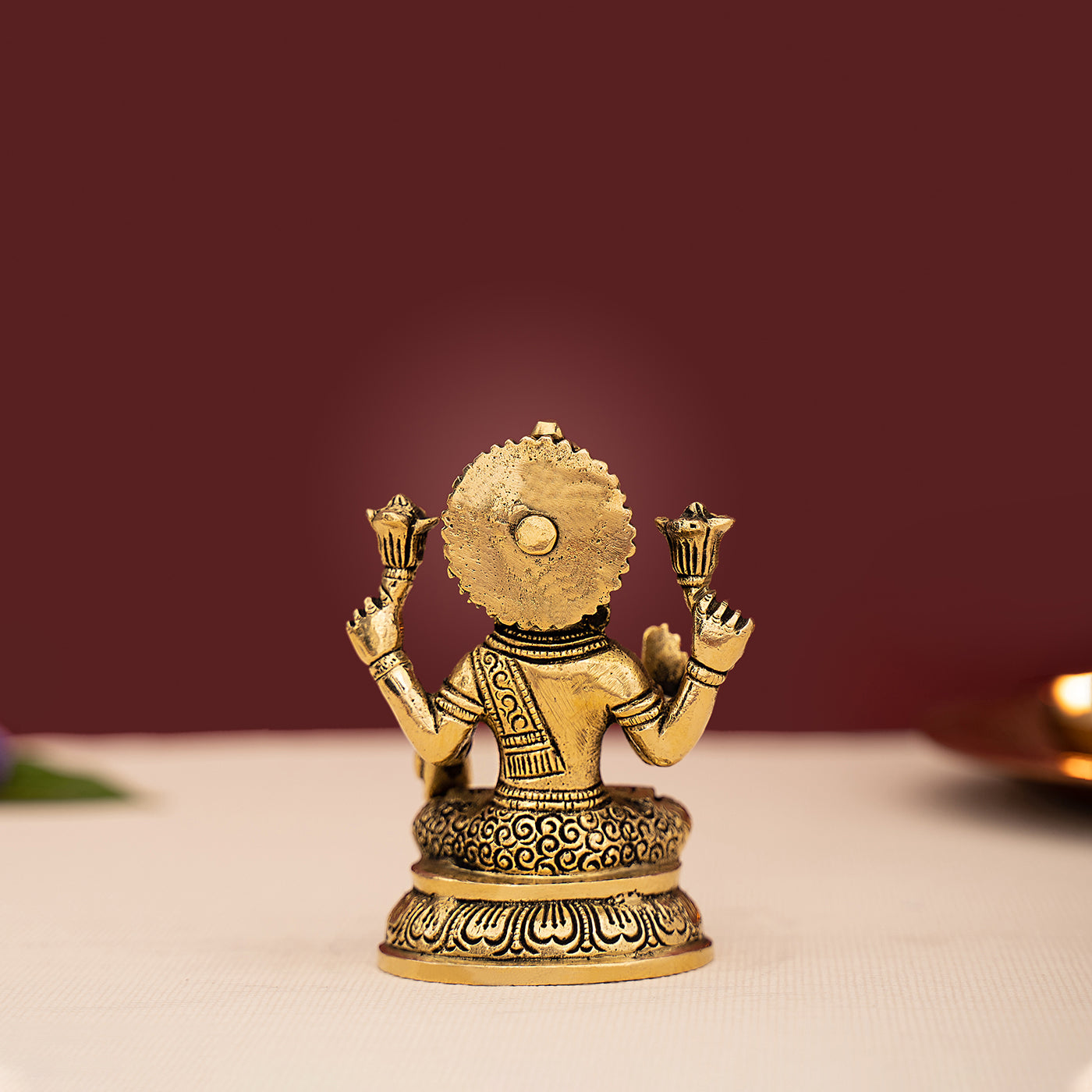 Brass Handcrafted Goddess Lakshmi Idol/Statue