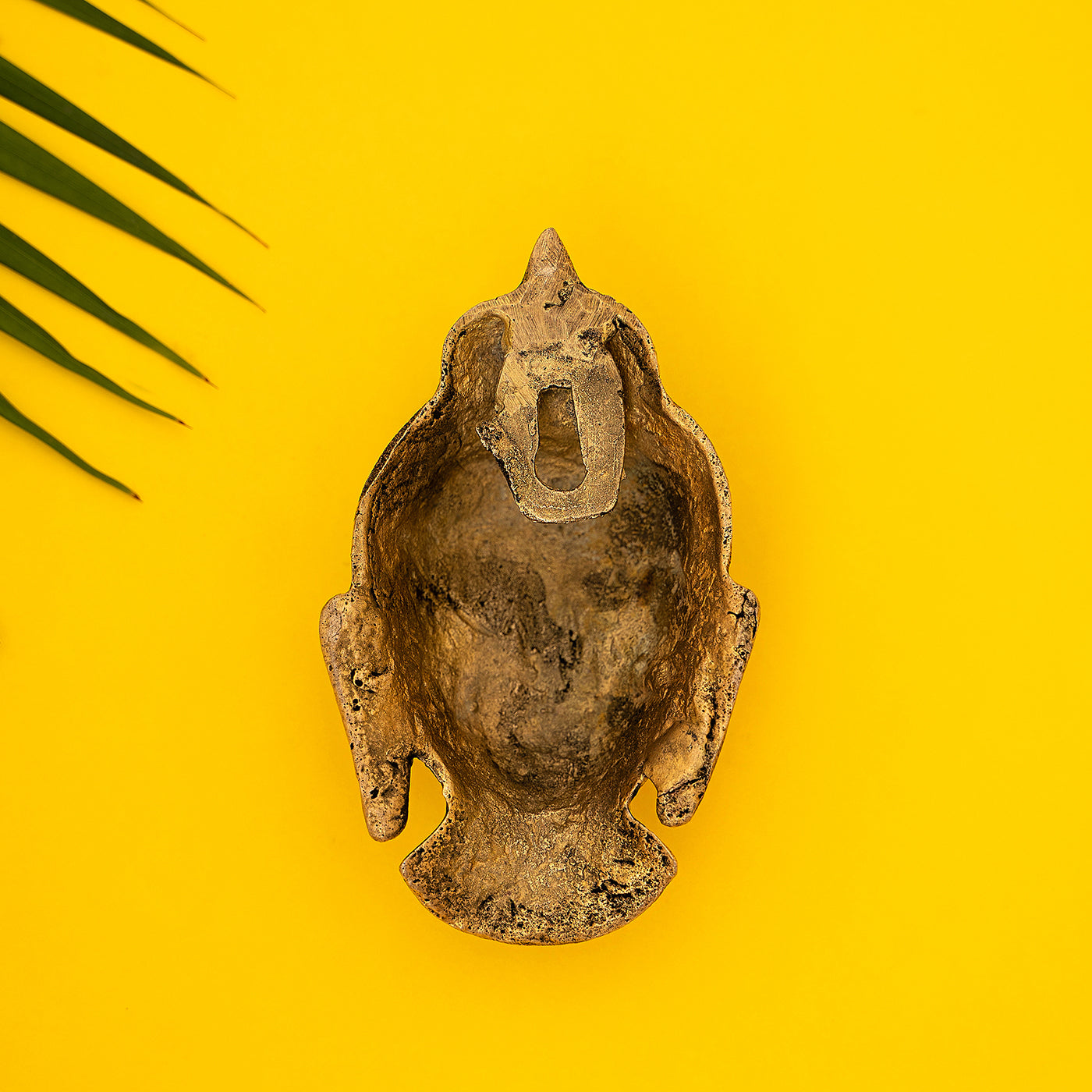 Brass Buddha Face Wall Hanging