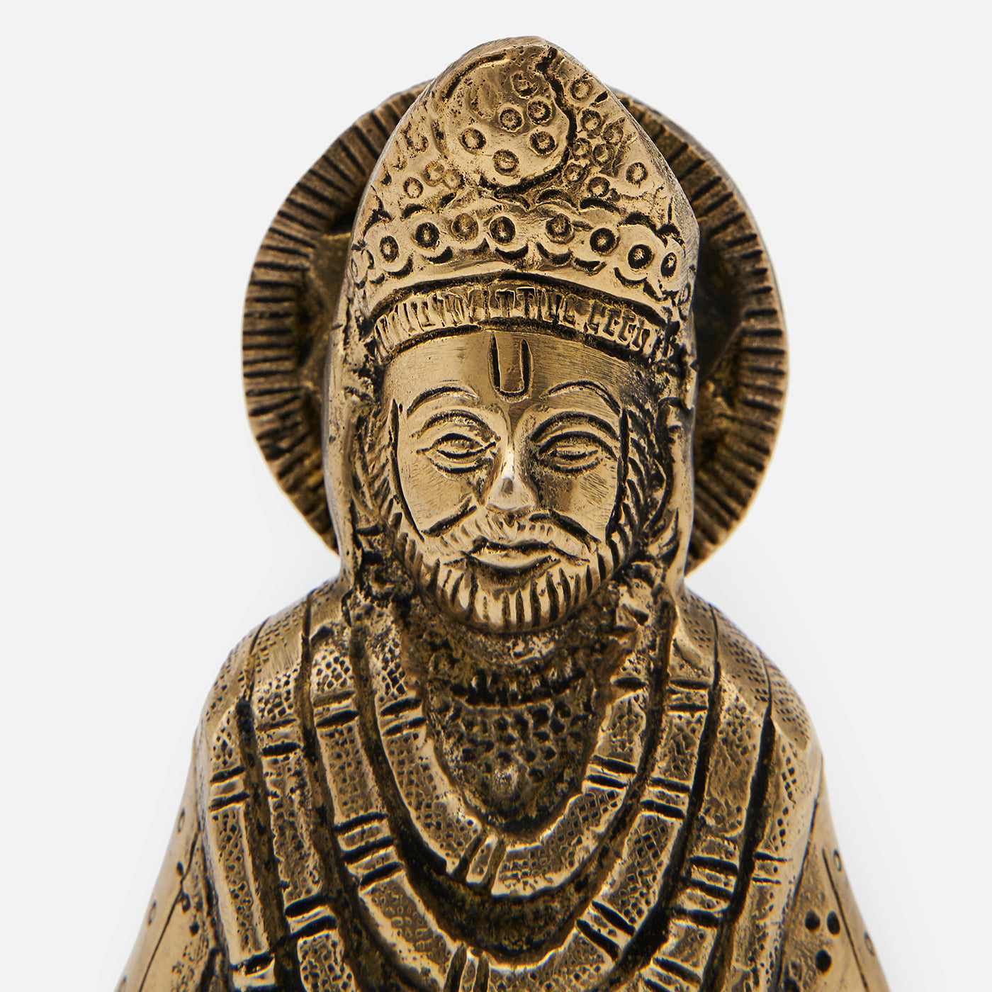 Brass Lord Khatu Shyam Ji Idol/Statue Decorative Showpiece