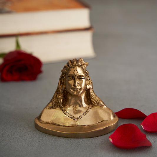 Brass Handmade Adiyogi Shiv Shankar Idol Murti Idol/Statue