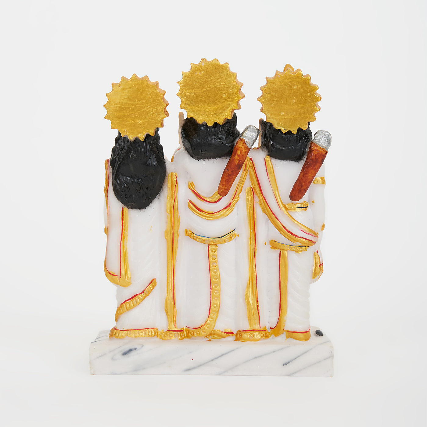 Ram Darbar/Parivar Idol/Statue In Marble Handpainted