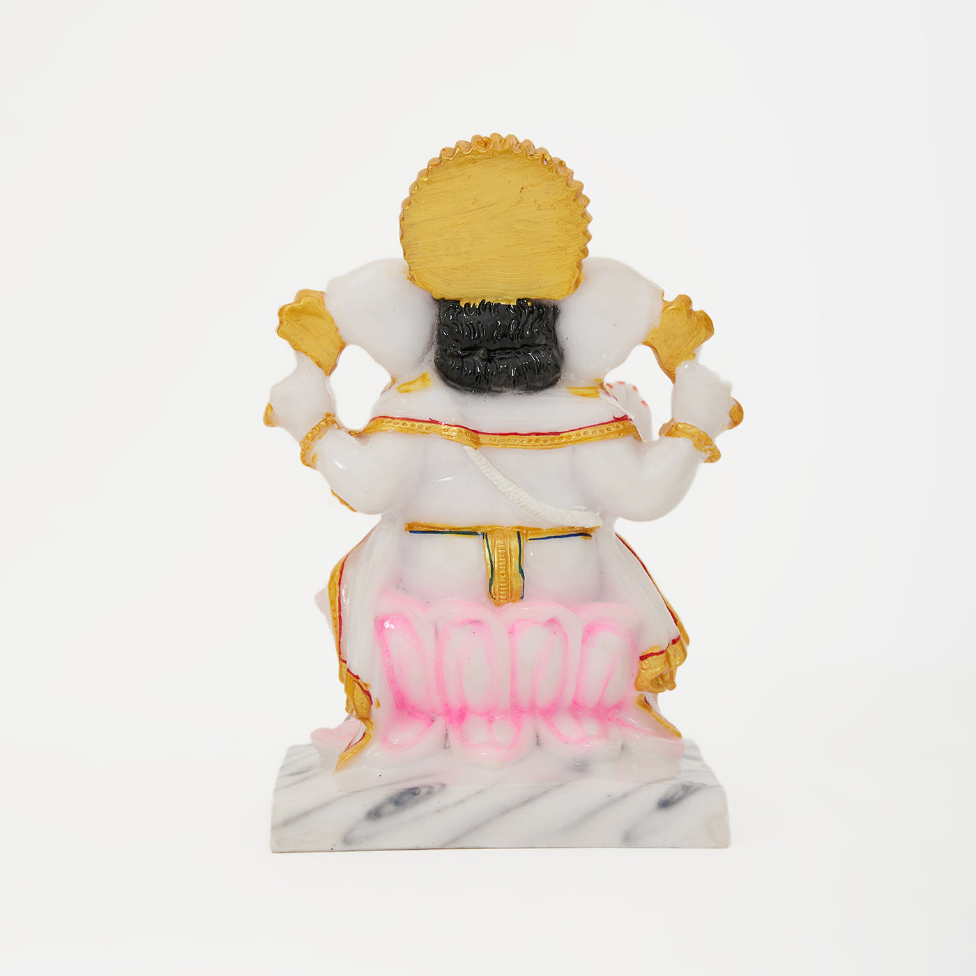 Lord Ganesha | Ganpati | Vinayak Idol In Marble Dust Handpainted Multi Color