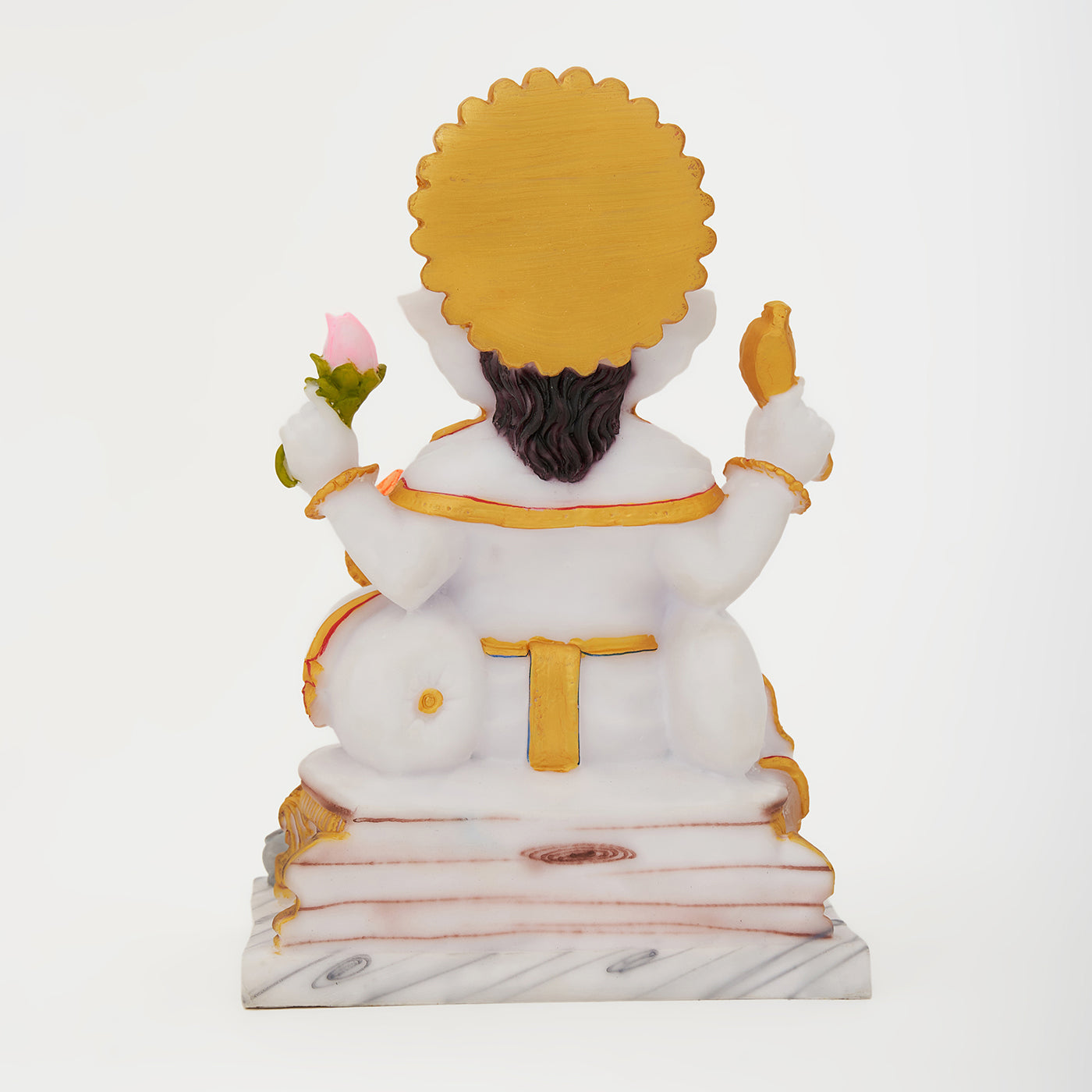 Lord Ganesha | Ganpati | Vinayak Idol In Marble Dust Multicolor