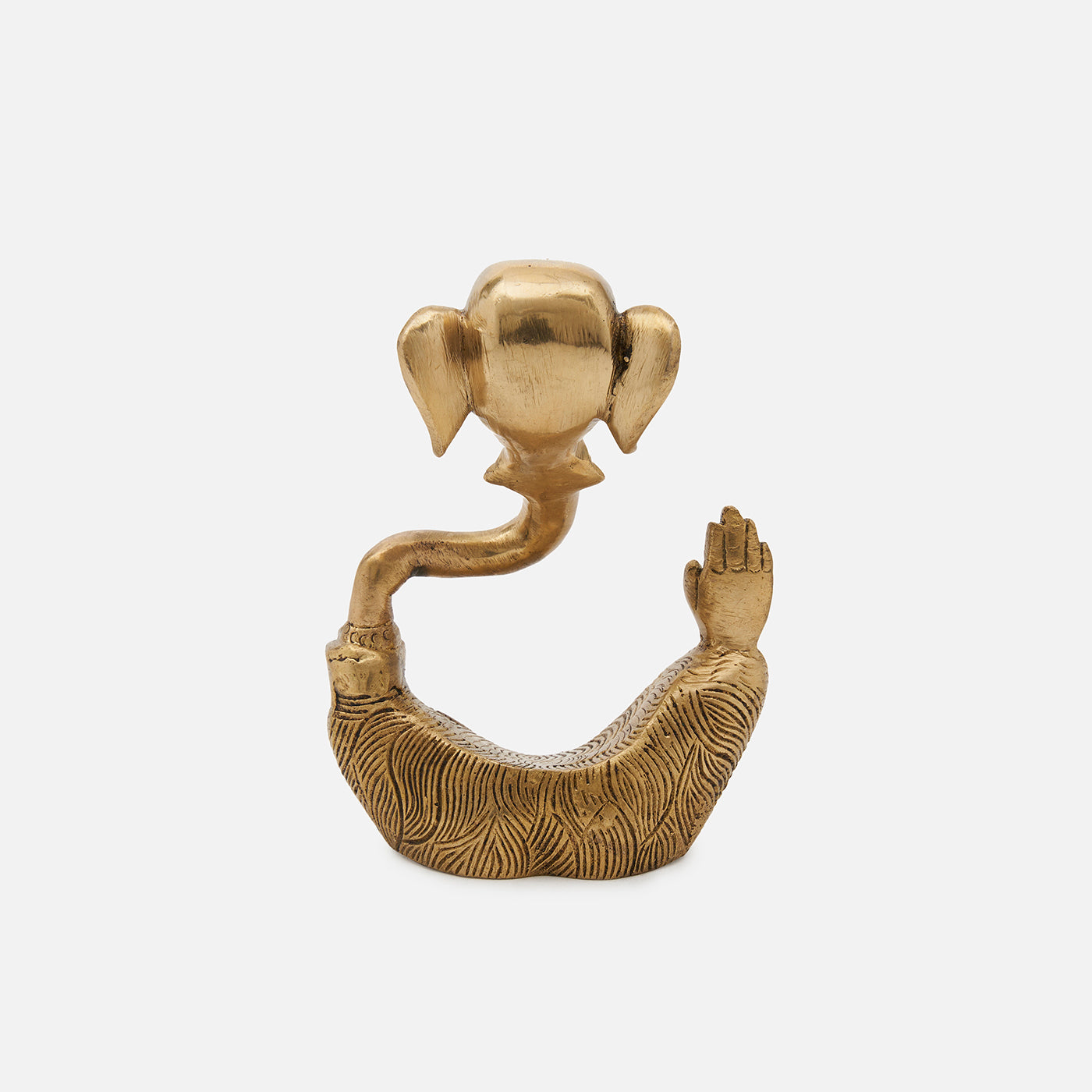 Brass Sitting Lord Ganesha Table Top Accent