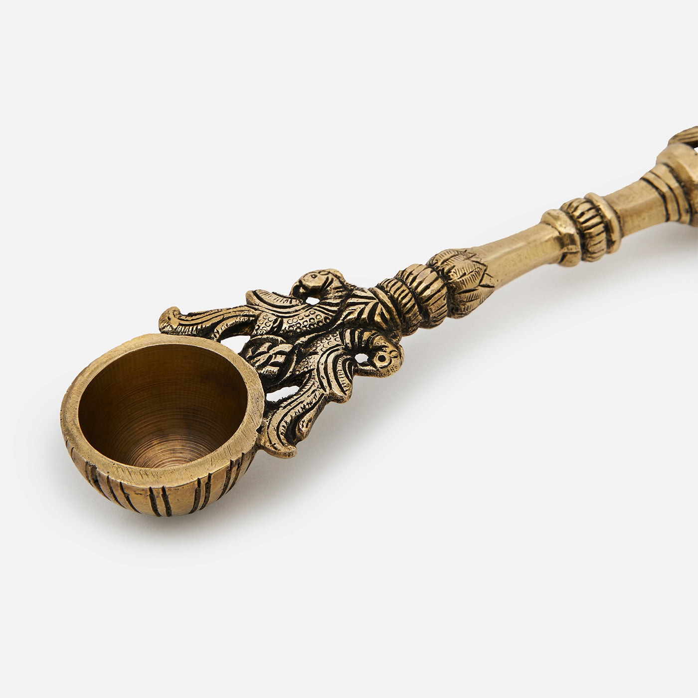 Brass Handcrafted Krishna Aarti Spoon