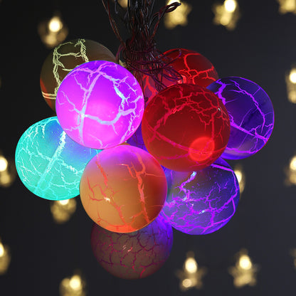 DecorTwist LED Plastic Ball Rice Light for Home and Office Decor| Indoor & Outdoor Decorative Lights|Diwali |Wedding | Diwali | Wedding | 3.18 MTR (Ball)