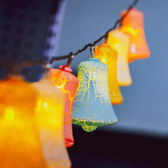 DecorTwist LED Plastic Bell Rice Light for Home and Office Decor| Indoor & Outdoor Decorative Lights|Diwali |Wedding | Diwali | Wedding | 3.18 MTR (Bell)