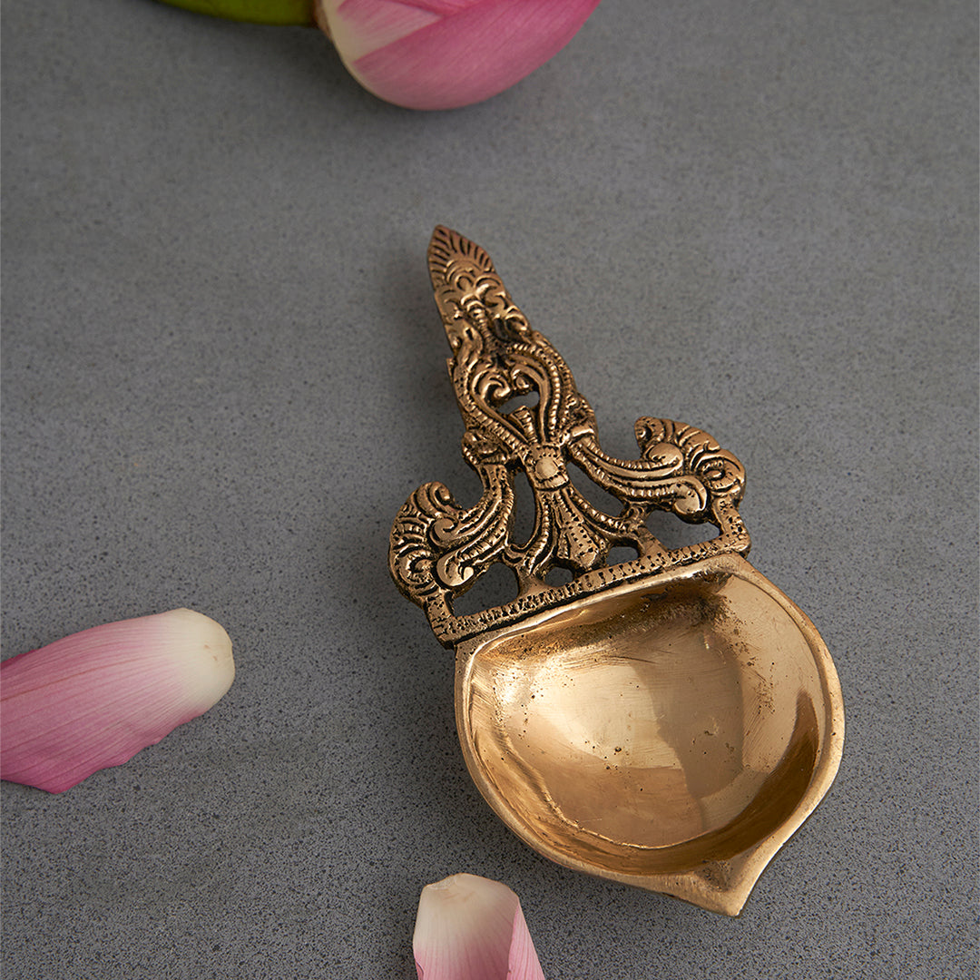 Indigenous Indian Brass Aarti Spoon