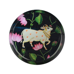 Pichwai Cow  Wall Art- Set of 3  (12, 10, 8 inches)