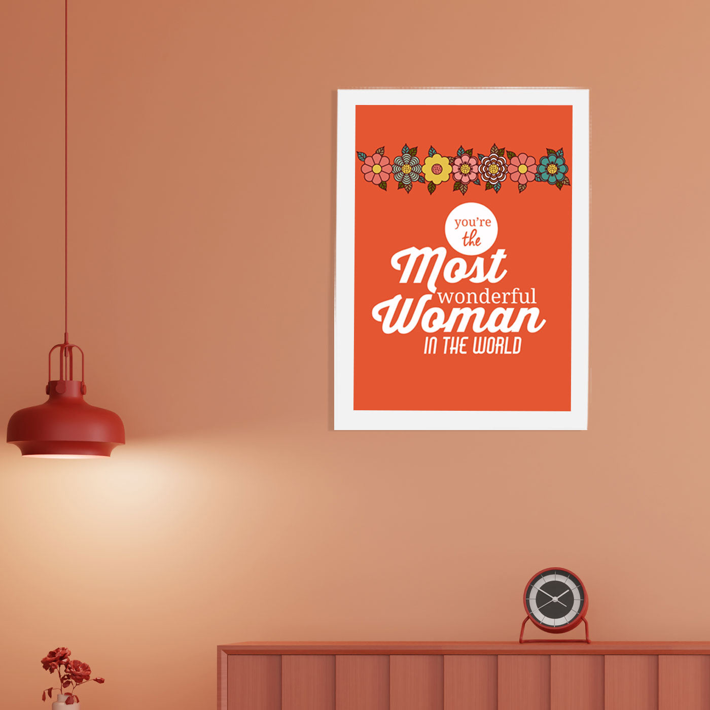 Most Wonderful Women In The World Wall frame For Home, Living Room, Office Decor