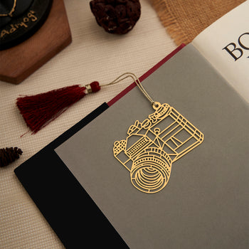 Brass Camera Design bookmark