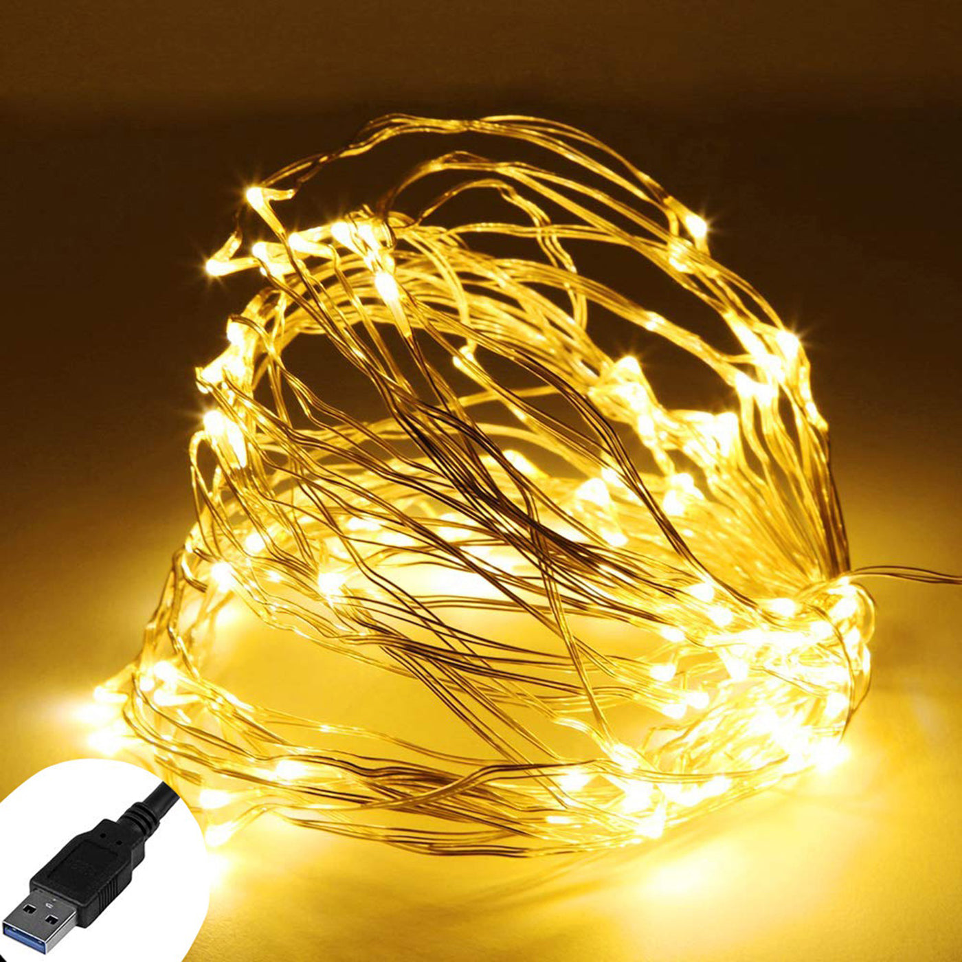 DecorTwist USB String Light for Home and Office Decor| Indoor & Outdoor Decorative Lights|Diwali |Wedding | Diwali | Wedding (15 MTR)