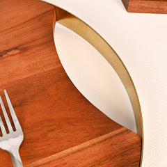 Wooden round platter, plate, and server | multipurpose wooden platter