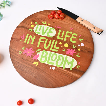 Circular Chopping Wooden Board