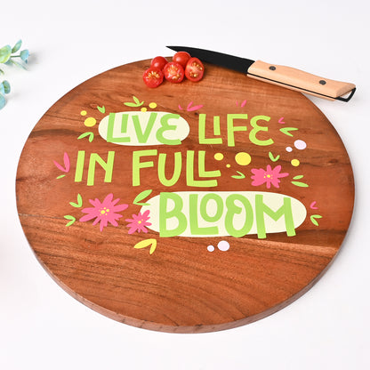 Circular Chopping Wooden Board