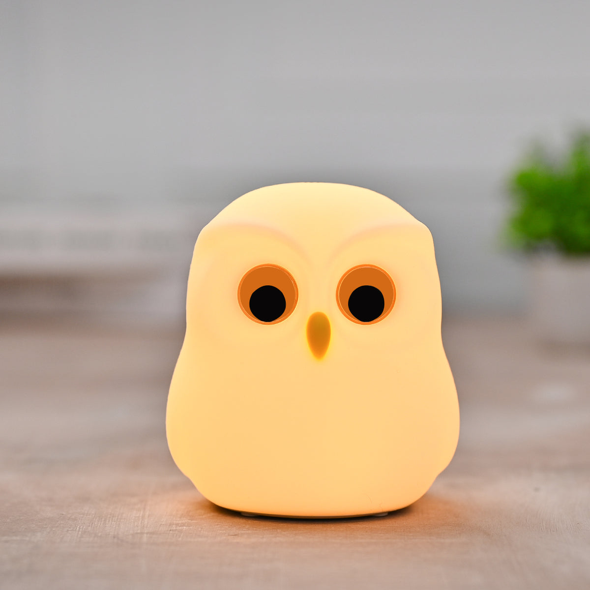 Silicone Owl Night Lamp for children | Bedroom | Christmas Gift | Tap Lamp | Multiple Colors