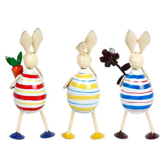 Rabbit Egg Figurine set of 3