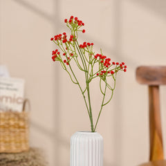1 Pcs Artificial and Dried Flowers (Red)