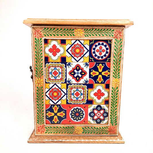 Key Holder Box With Ceramic Tiles