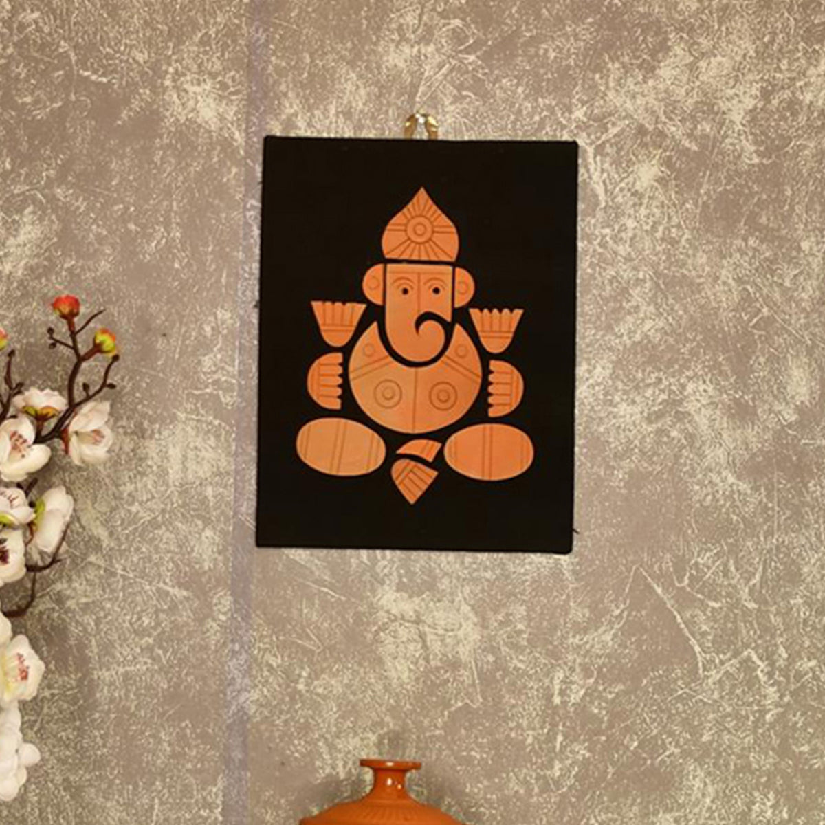 Terracotta Ganesh Artisan Home Decor Elegance and Serenity