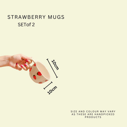 Strawberry Cup-Set of 2
