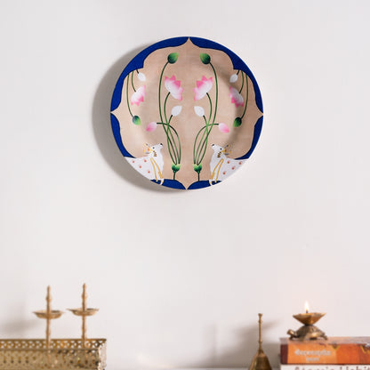 Graphic Glam Ceramic wall plates decor hanging / tabletop