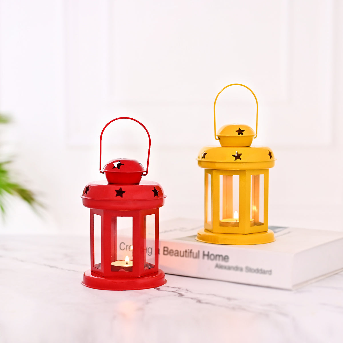 Bright Lanterns for decoration - Red & Yellow