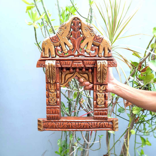 Jharokha Wall Hanging - Elephant Design