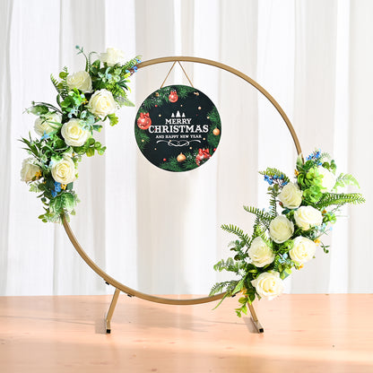 Circular Backdrop Stand for Christmas, Wedding, Ring ceremony, Birthday, Baby Shower, Diwali, Ganpati , Janmashtami, Laxmi Pooja