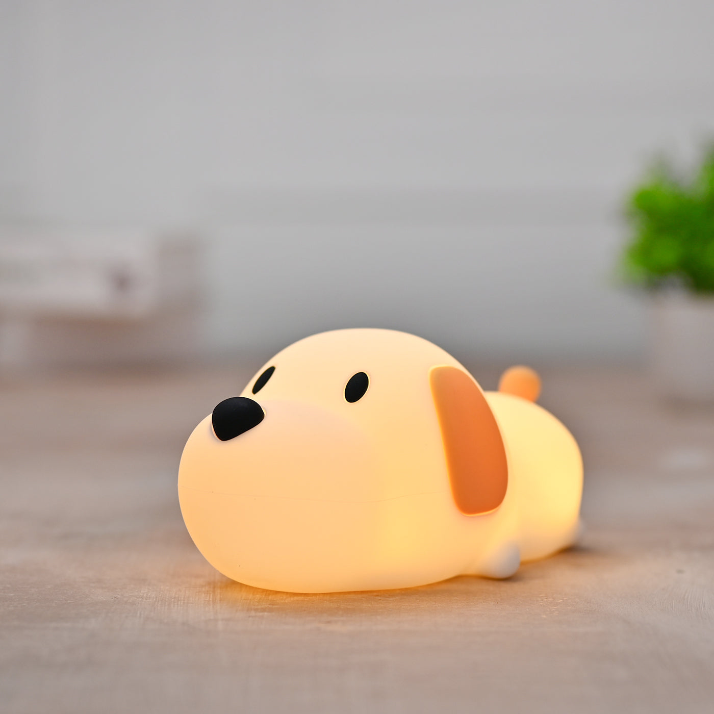 Silicone Cute Puppy Night Lamp for children | Bedroom | Christmas Gift | Tap Lamp | Multiple Colors