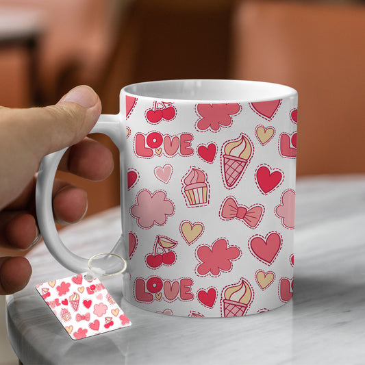 Coffee Mug & Keychain Special Unique Birthday, Wedding, Anniversary Gifts