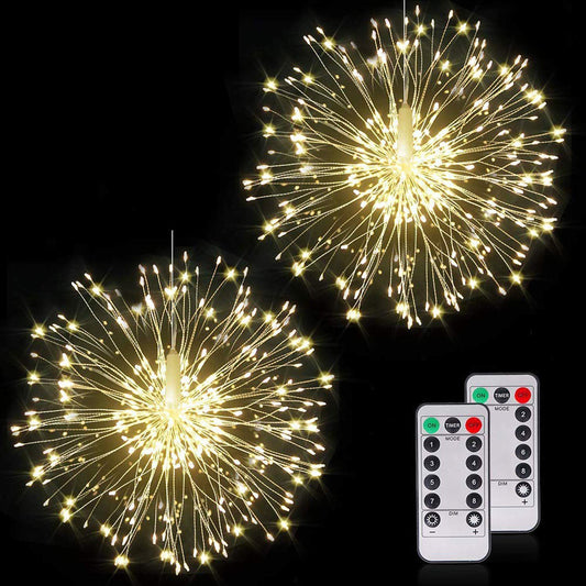 DecorTwist LED Fire Work String Light for Home and Office Decor| Indoor & Outdoor Decorative Lights|Diwali |Wedding | Diwali | Wedding | 0.61 MTR (Firework String Light, 2)