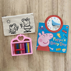 DIY Colouring Peppa's Busy Day Pouch