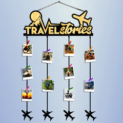 Travel stories photo frames to gift to traveller friends | wall hanging | photo frame | gifts | add photos from around the world