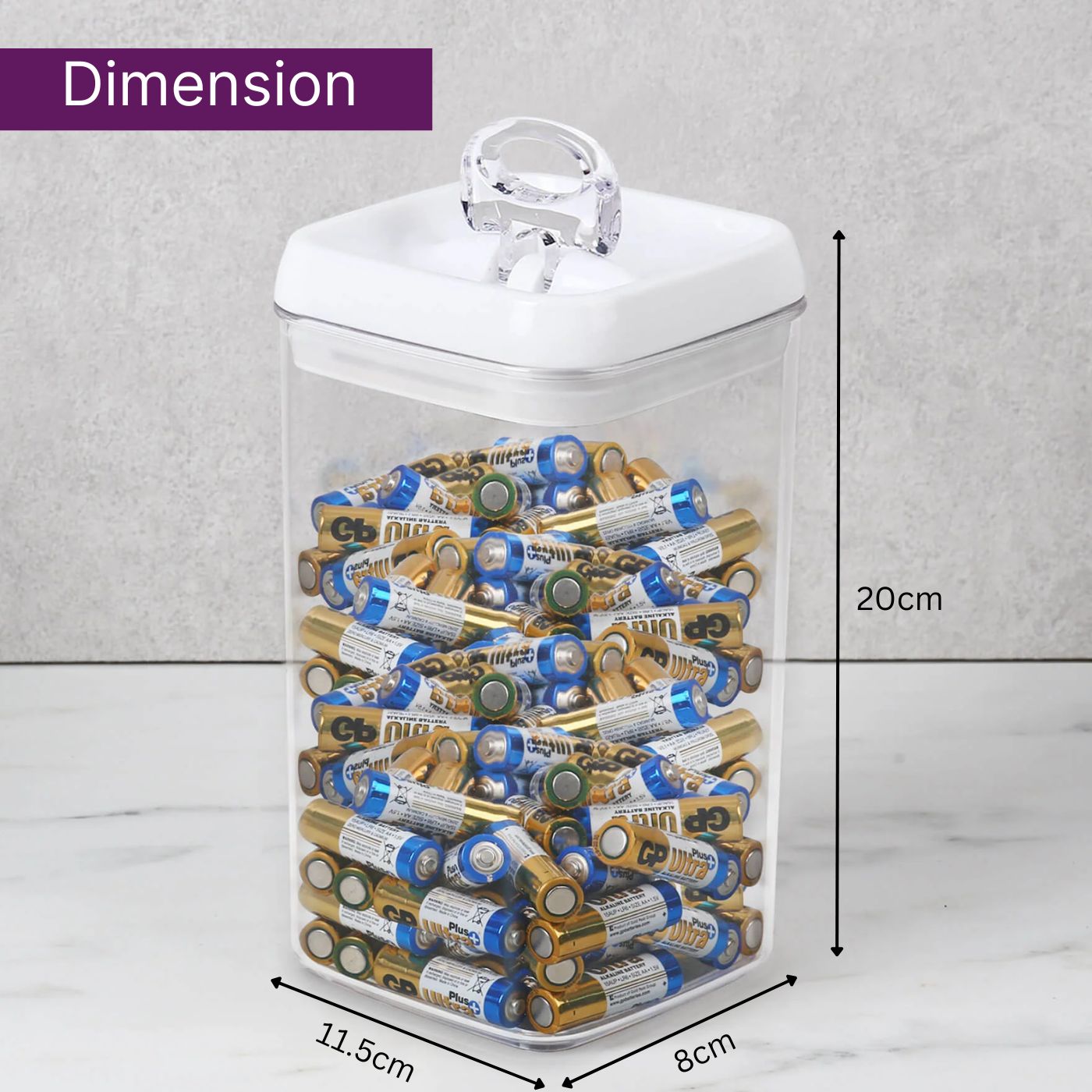 Airtight Food Storage Container With Flip-Tite Lid | Leak Proof, BPA Free Plastic Container For Kitchen