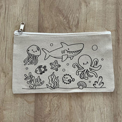 DIY Colouring The Snail And The Whale Pouch