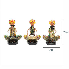 Sardar musician Figurine Set Of 3