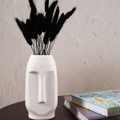 Viso Vase Black & White 6 inch