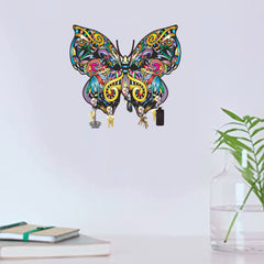 5 Hook butterfly key holder | wall decor | home decor | gifting | desinger