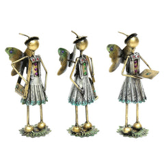 School Girl Figurine Set Of 3