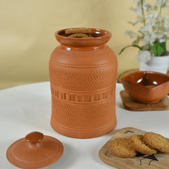 Artisan Terracotta Jar Stylish Home & Kitchen Storage