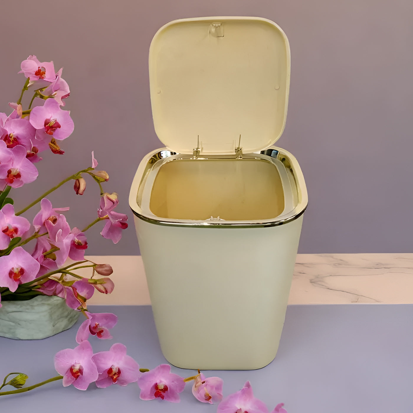 Trash Can Box | Waste Dustbin | Table Dustbin | Garbage Can Desktop Du ...