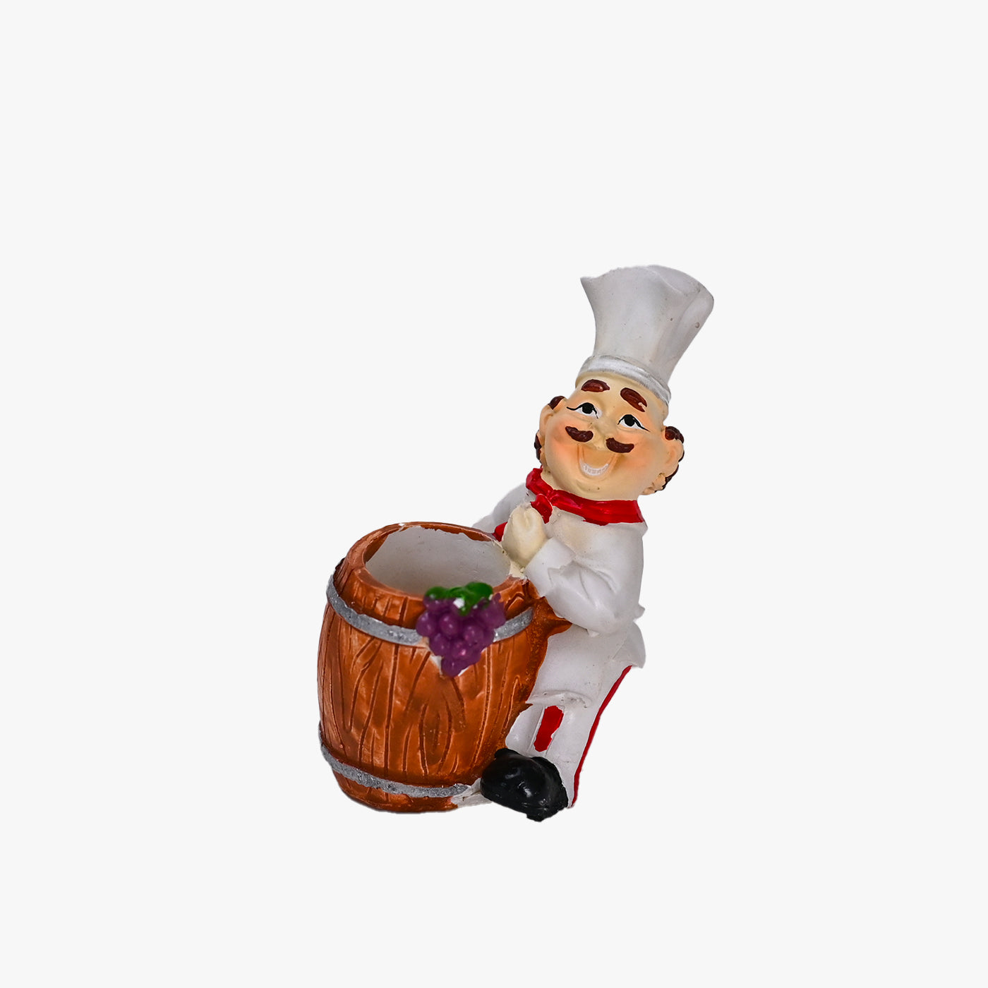 Chef Figurine Resin Toothpick Holder