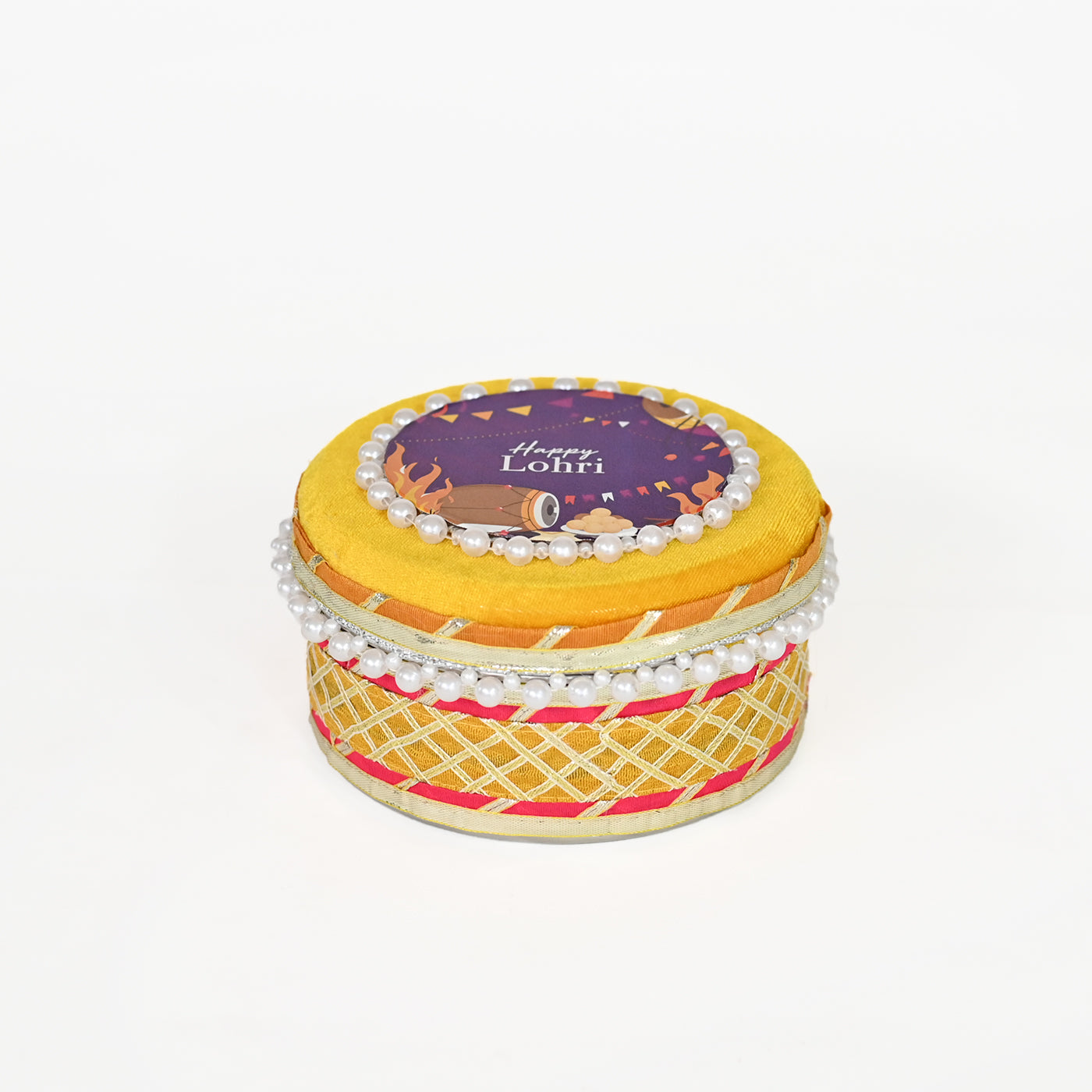 Lohri Special Sweets Box,Dry Fruit Box with Lid, Return Gifts for Pooja, Serving Bowls