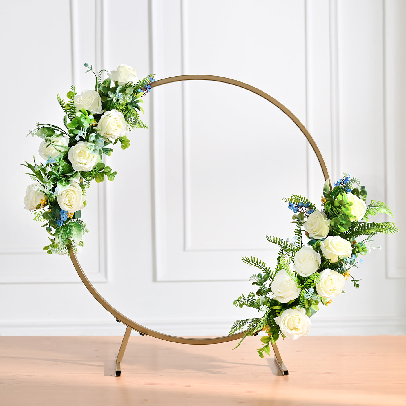 HEOMU 6.6FT Round Backdrop Stand Circle Balloon Arch Frame, Metal Ring Arch  Backdrop Stand Wedding Arches for Ceremony, Birthday Party, Baby Shower  Backdrop Decoration, Gold : Amazon.ca: Patio, Lawn & Garden