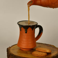 Terracotta Coffee Mug of Smile