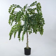 Artificial Green Shisham Ficus Plant for Home Decor/Office Decor/Gifting | Natural Looking Indoor Plant (With Pot, 120 cm)