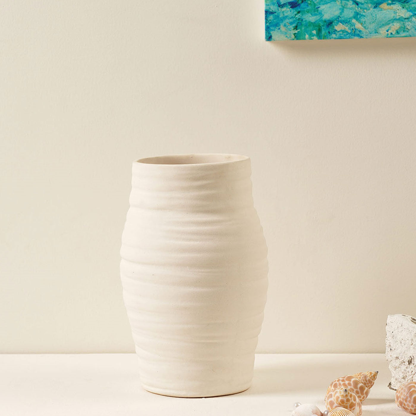 Sufi Vase White