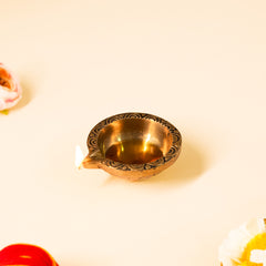Brass Diya For Home Temple Office Puja